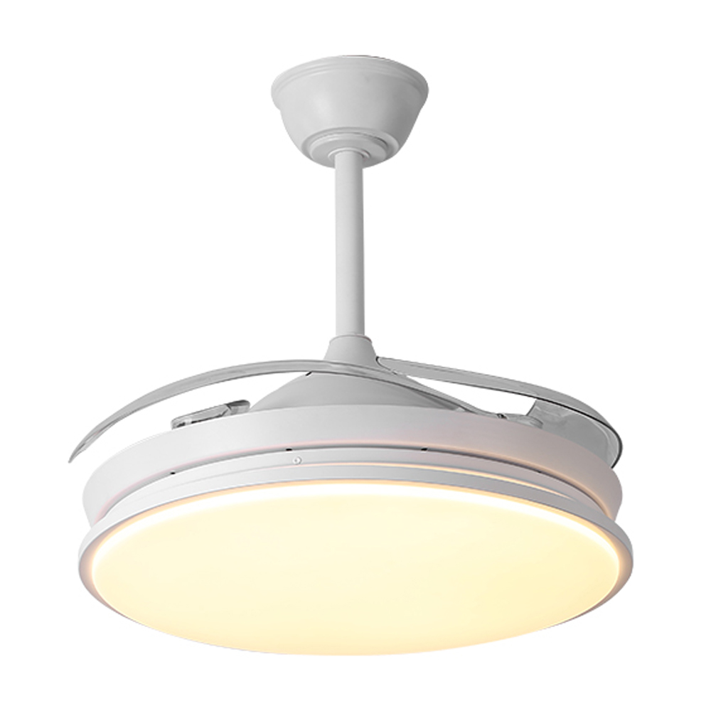 42inch LED Ceiling Fan with Light, Smart APP Ceiling fan, Remote Control&Quitet DC Motor, 36W LED Color Changing Ceiling Fans for Living Room