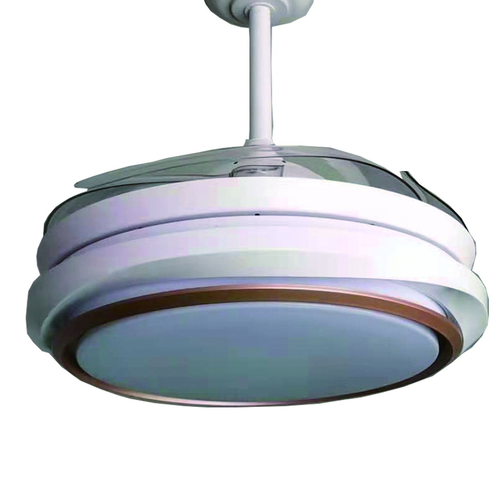 42" Retractable Ceiling Fan with LED Light & Remote Control