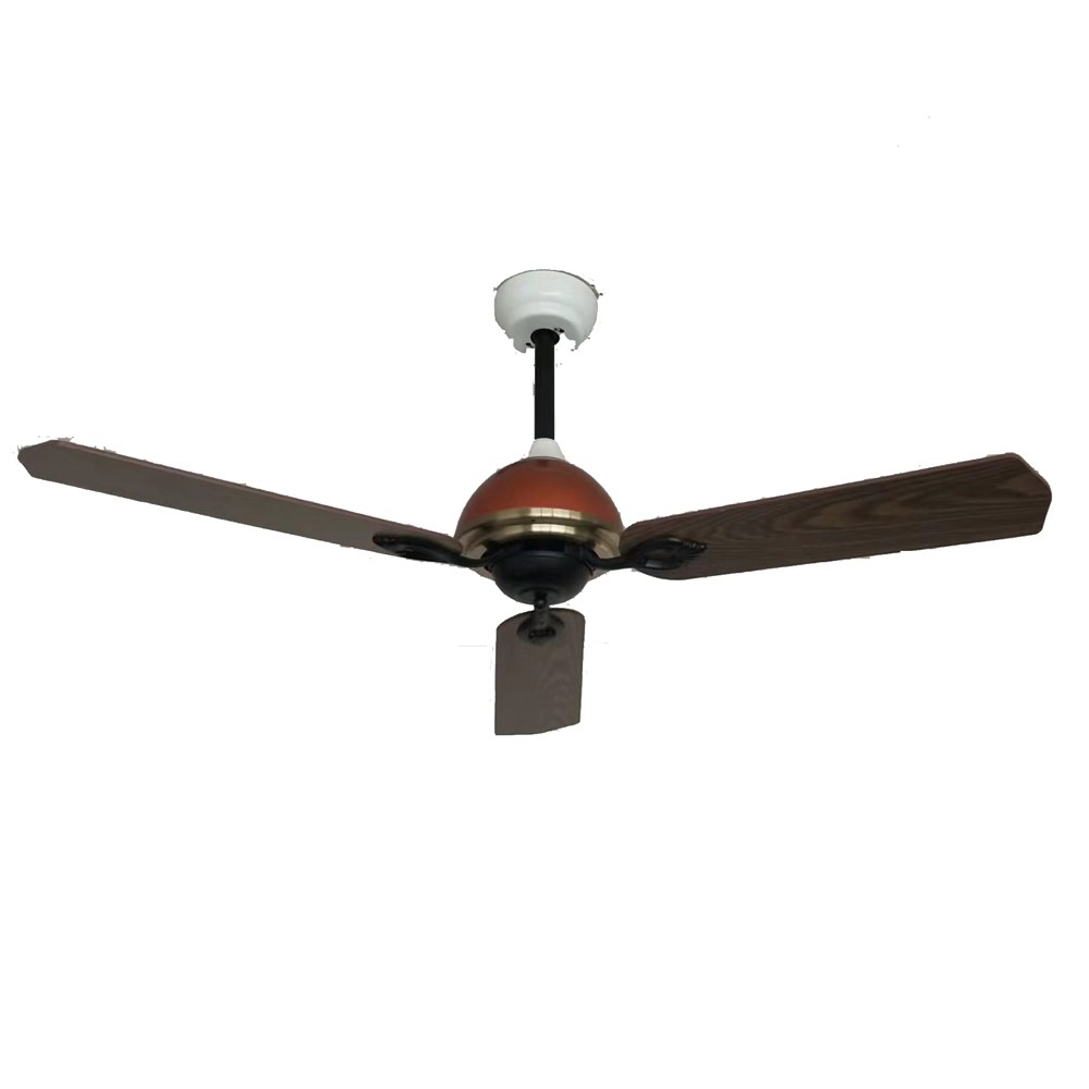 Metal ceiling fan without light