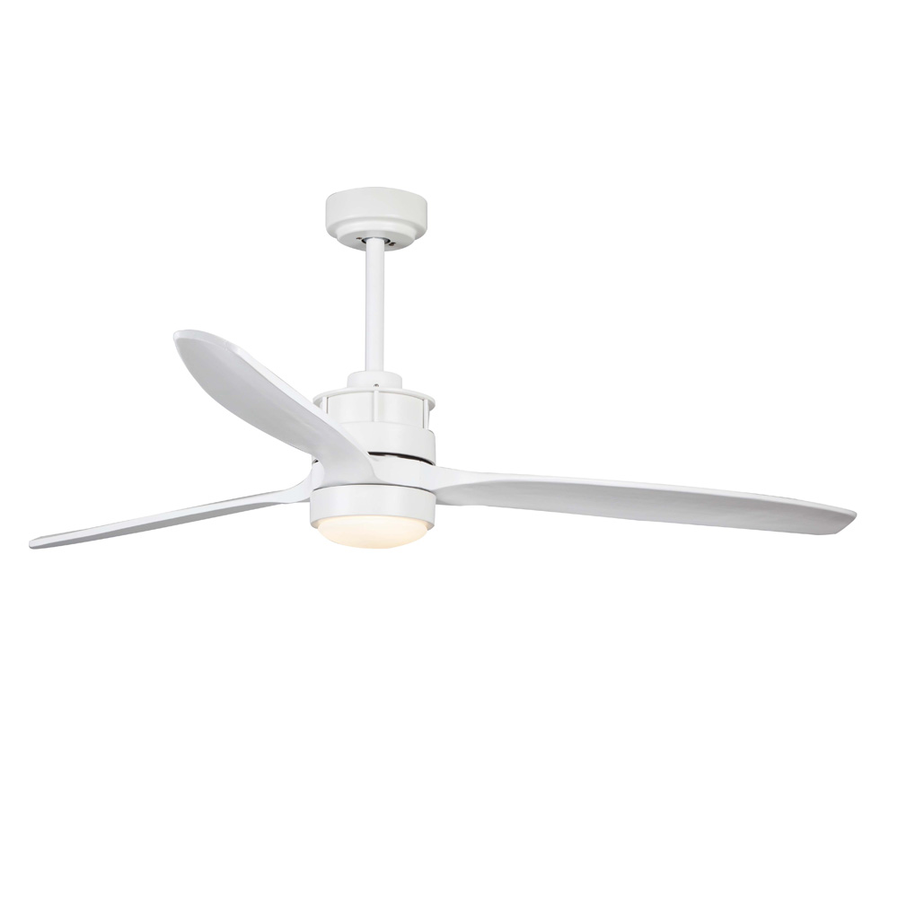 Big size wood ceiling fan white