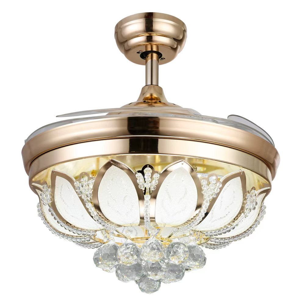Glass ceiling fan light