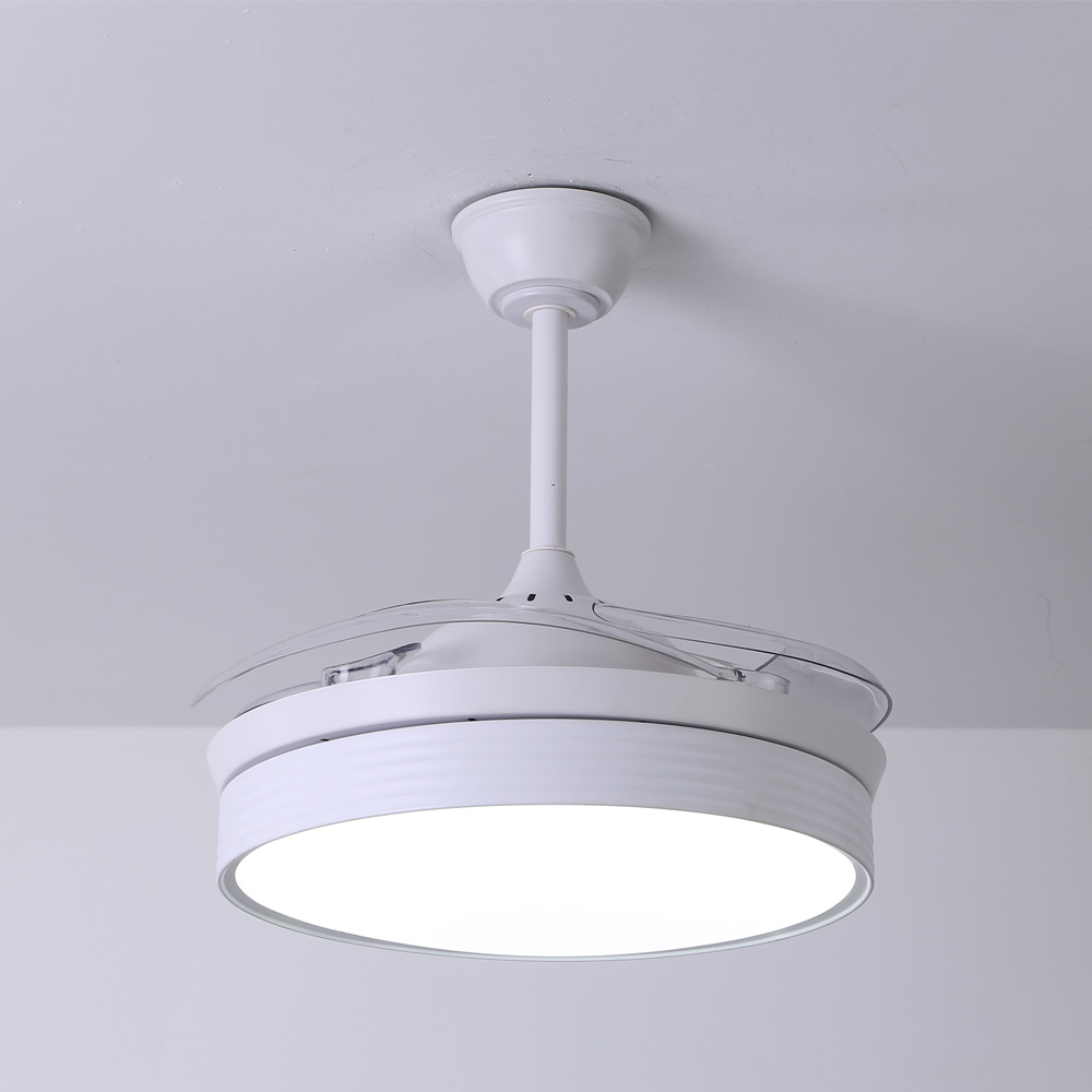 Remote control hidden ceiling fan 