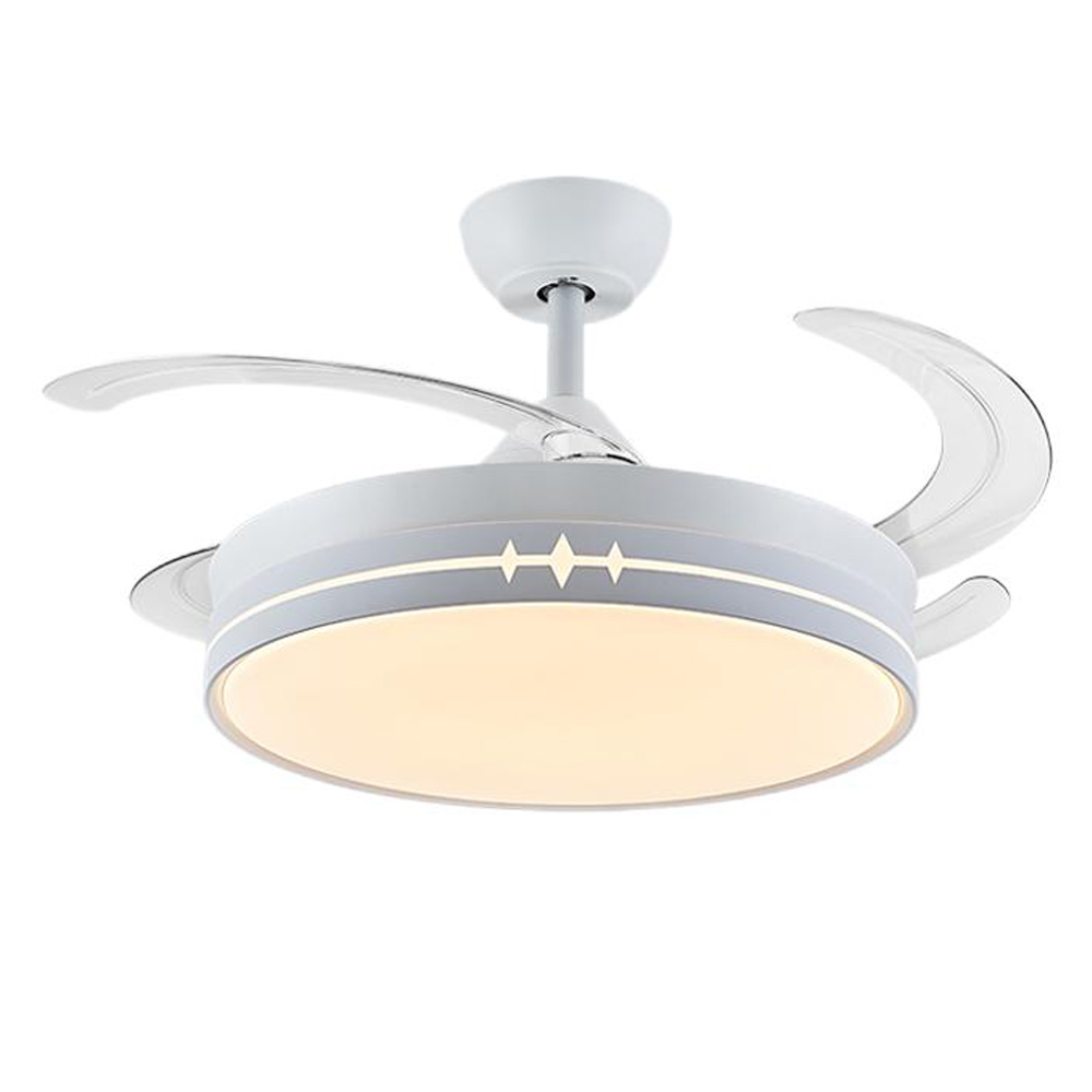 White led ceiling fan with 36W