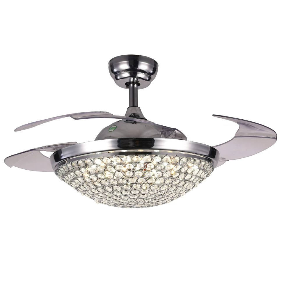 Silver luxry fan light